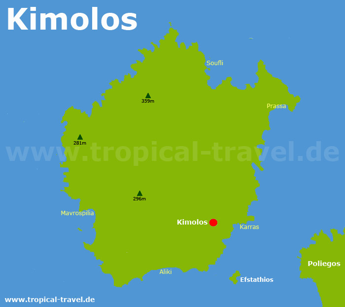 Kimolos Karte