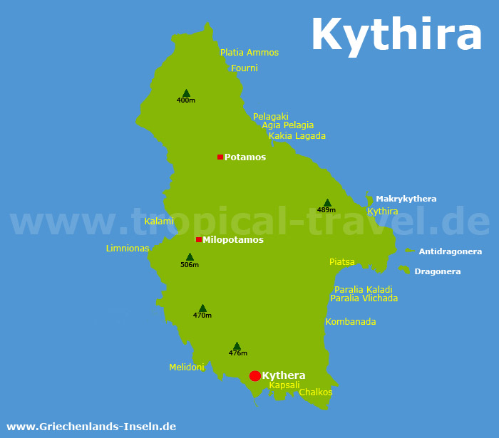 Kythira Karte