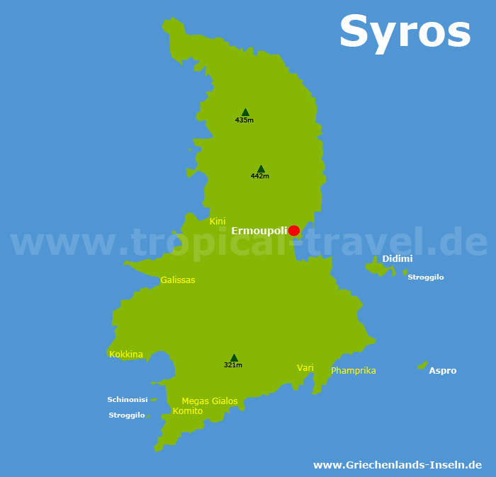 Syros Karte